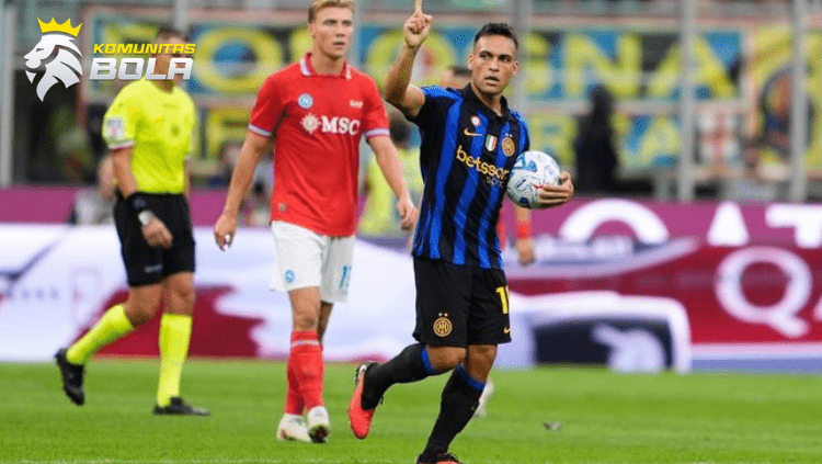 an of the Match Inter vs Napoli: Lautaro Martinez